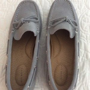 Lands End suede Moccasins